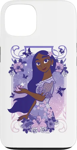Vista 7 de Funda para iPhone 16 Disney Encanto Isabella Dreamy Floral Retrato
