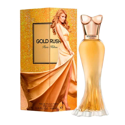 Vista 4 de Paris Hilton Gold Rush Eau de Parfum en aerosol para mujeres, 1 onza