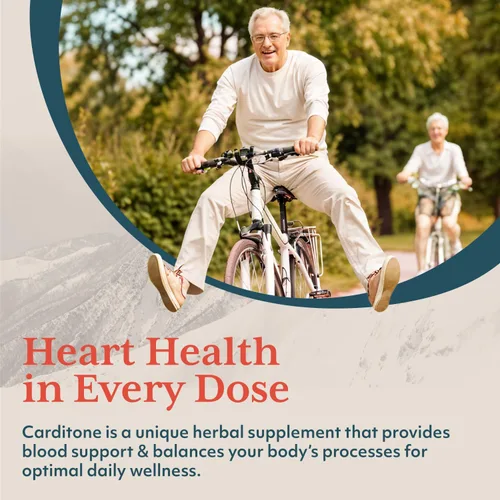 Vista 5 de ruved Carditone - Suplemento natural de salud cardíaca para mujeres y hombres, fórmula BP, apoyo cardíaco holístico con raauwolfia, arjuna, calcio