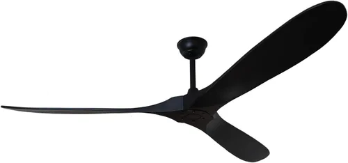 Vista 9 de Ventilador de techo para exteriores de 60 pulgadas, negro mate Cuchillas negras-negro mate
