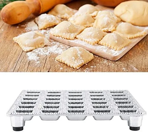 Vista 5 de Molde de ravioles de acero inoxidable, fabricante de moldes de pastelería de bolas de masa de ahorro de energía, utensilios de cocina, mini