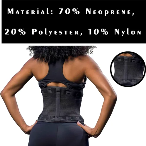 Vista 5 de ellostar Faja Colombianas - Entrenador de cintura adelgazante ajustable para adelgazar, figura de reloj de arena, moldeador de cintura para pérdida
