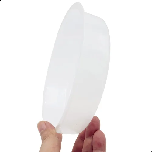 Vista 4 de 2 cuencos redondos de plástico para comederos para pájaros, comedero de semillas de aves silvestres, accesorios para baño de pájaros, bandeja