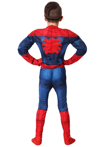 Vista 2 de Disfraz de Spider-Man de Marvel para niños pequeños Multicolor