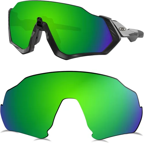 Vista 4 de Prizo Lentes de repuesto polarizadas para gafas de sol Oakley Flight Jacket OO9401 - MultiOptions