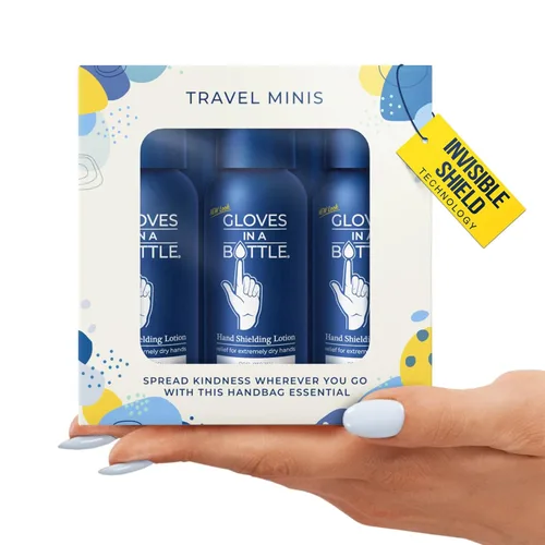 Vista 9 de Loción de Manos Gloves In A Bottle para Enfermeras – Mejor Crema de Manos de Viaje para Manos Secas y Agrietadas, Alivio del Eczema y Psoriasis