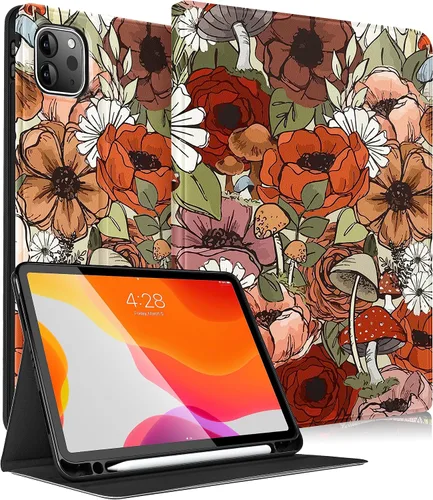Vista 7 de Uppuppy Funda para iPad Air de 11 pulgadas (M2/M3), Air 5ª/4ª Generación 10.9, Pro 11'' Funda Linda para Niños Mujeres Niñas Folio Sol Luna Soporte