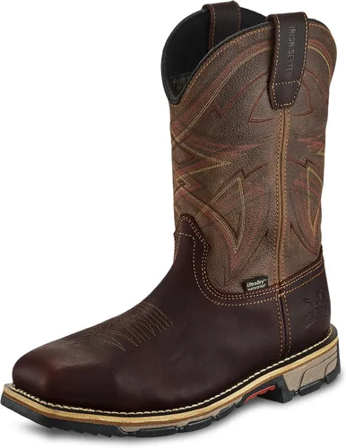 Vista 12 de Irish Setter, Marshall, para hombre, 11", impermeable, puntera de seguridad de acero, bota de trabajo tipo pull-on