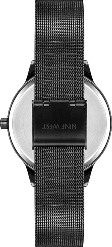 Vista 3 de Nine West Reloj de pulsera de malla para mujer