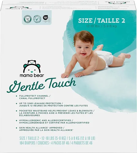 Vista 14 de Marca Amazon - Pañales Mama Bear de toque suave, talla 1, 50