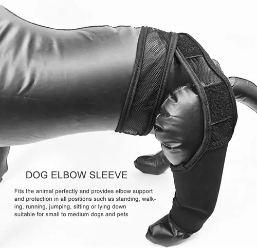 Vista 5 de Almohadillas protectoras para coderas de perro, protector de codo de perro para codo canino y hombro, higroma de codo, displasia, osteoartritis