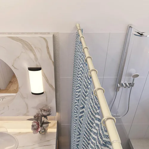 Vista 4 de Design House 564179 Barra de ducha clásica ajustable de 36 a 63 pulgadas para hueso de baño Longitud ajustable, Longitud ajustable, Montaje