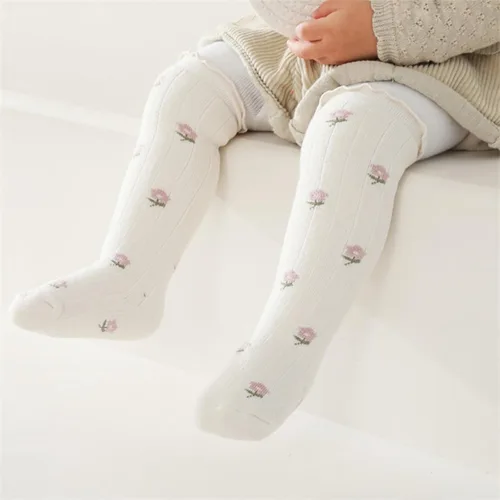 Vista 70 de DRESHOW BQUBO - Calcetines de punto para bebé, calcetines de algodón para niñas pequeñas