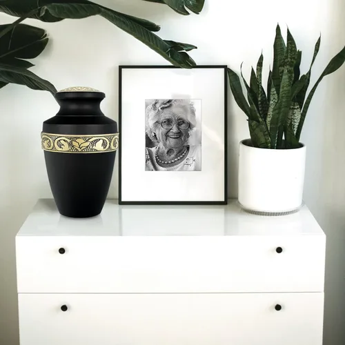 Vista 6 de Trupoint Memorials Urna Extra Grande para Cenizas de Adultos Hombres o Mujeres de Hasta 300 Libras – Urnas de Cremación para Cenizas Humanas, Urnas