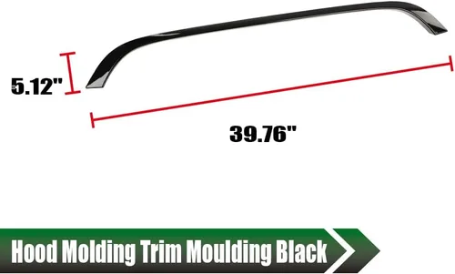 Vista 2 de GRAND ORANGE Moldura de capó de rejilla delantera compatible con Mini Cooper 2007-2015 MC1235100 51132751040