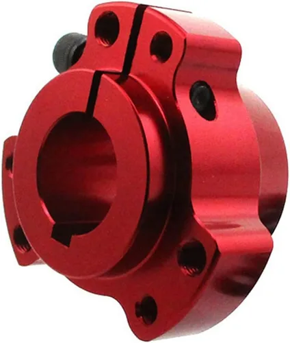 Vista 6 de DJ-Motor Rojo 1" 0.984 in Bore con 1/4" Keyway Lightened Billet rueda trasera Bujes para Go Kart Drift Trike