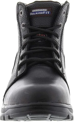 Vista 5 de Skechers 77009 Workshire Relaxed Fit Botas de trabajo con punta de acero para hombre