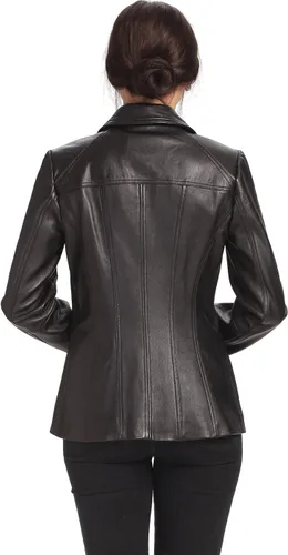 Vista 5 de BGSD Chaqueta de piel de cordero Ellen para mujer (regular, talla grande y pequeña)