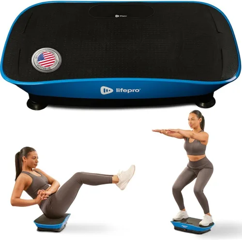 Vista 11 de Lifepro Vibration Plate Exercise Machine Models with LED, or Auto Start Features — Oscillation Shake Board with Remote & Non-Slip Surface — Whole