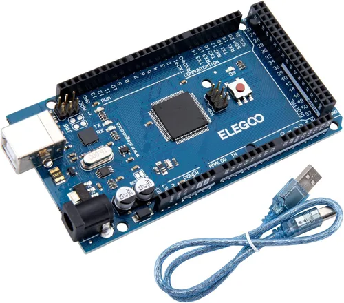 Vista 9 de ELEGOO MEGA R3 Placa ATmega 2560 + cable USB compatible con Arduino IDE Proyectos Cumplimiento RoHS