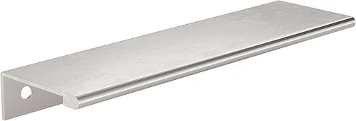 Vista 34 de Richelieu Hardware BP98982510 Lincoln Collection 1 pulgada (25 mm) de centro a centro Manija de tirador de borde de gabinete y cajón de aluminio