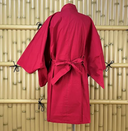 Vista 7 de Edoten Uniforme Samurái Japonés Hakama RD×WH M