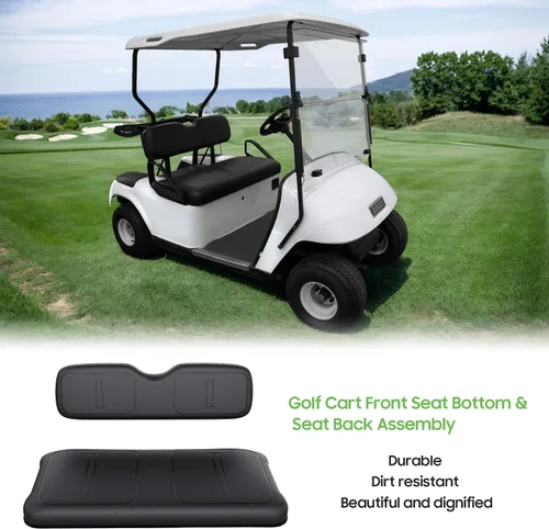 Vista 8 de 10L0L Repuesto de carrito de golf para asiento delantero y trasero para EZGO TXT 1994-2013 estilo de fábrica incluyendo cojín y almohadilla