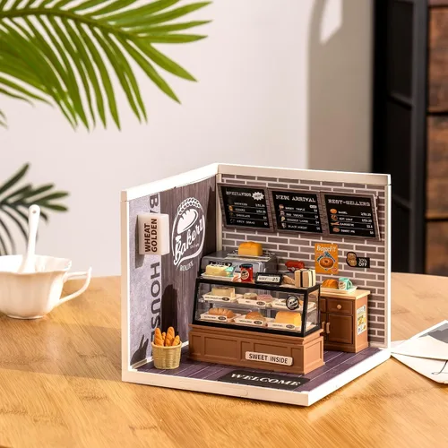 Vista 2 de Rolife Bloques de construcción LED para adultos, juegos de construcción de juguetes 1:24, kits de construcción de modelos, kits de casa de muñecas