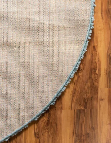 Vista 507 de Unique Loom Colección Davos Shag - Alfombra Lino