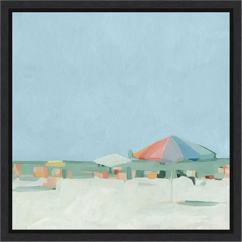 Vista 12 de Amanti Art Lienzo enmarcado para pared, 16 x 16 pulgadas, paleta de verano II por Emma Scarvey, lienzo enmarcado para pared, obras de arte
