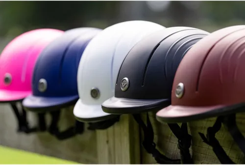 Vista 6 de Casco de equitación TuffRider básico para principiantes Cómodo equipo de protección para la cabeza ecuestre - Certificado SEI