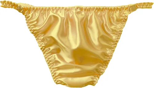 Vista 8 de Satini Ropa interior de satén para hombre bragas de bikini tanga
