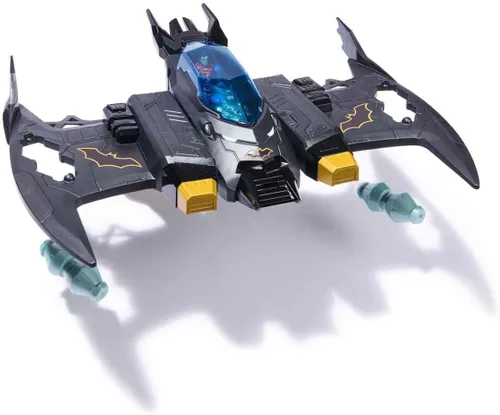 Vista 6 de DC Comics Metal Force Transforming Batwing, juego 2 en 1