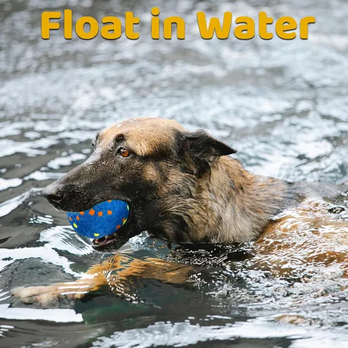 Vista 4 de Bolas para Perros, Bola de Juguete Indestructible para Perros Masticadores Agresivos, Bola Interactiva Duradera de Alta Elasticidad para Entrenar