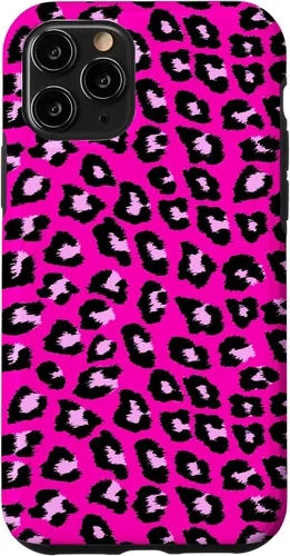 Vista 29 de McBling - Carcasa para iPhone 17, diseño de leopardo y guepardo rosa intenso