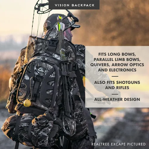 Vista 2 de Insights Hunting de frogg toggs - El Vision Bow Pack, Mochila de Camuflaje, Elementos Sólidos Marrón Solid Elements Marrón