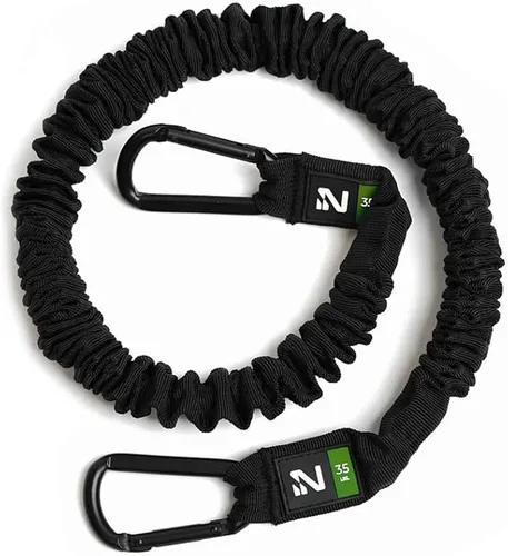Vista 4 de Iron Neck Resistance Band, Durable Exercise Band with Steel Carabiners for Neck Training, Strength Workouts, Stretching, and Rehab