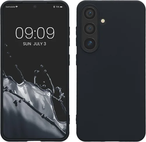 Vista 83 de kwmobile Funda compatible con Samsung Galaxy S23 - Funda protectora de silicona TPU suave y delgada - Piedra antigua