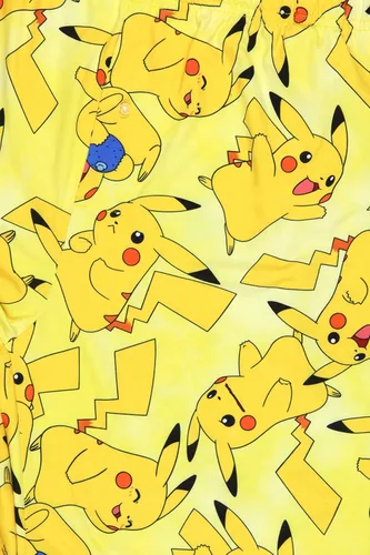 Vista 2 de Pokémon Pikachu Allover - Pantalones de pijama para hombre con teñido anudado sutil para dormir