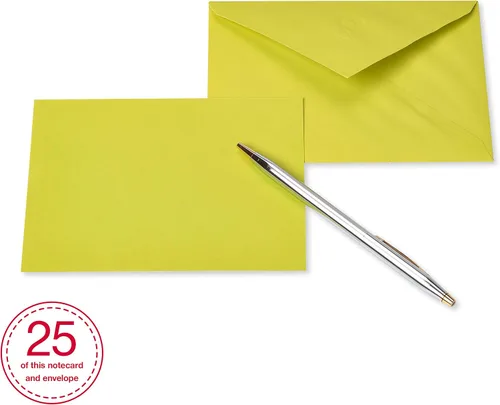 Vista 7 de American Greetings Tarjetas en blanco de un solo panel con sobres, colores arcoíris (200 unidades)