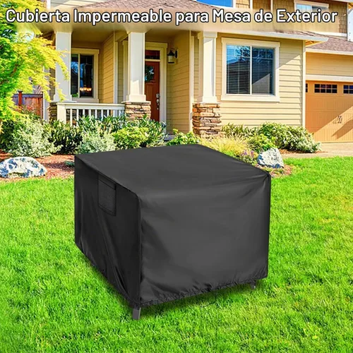 Vista 7 de Kingling - Mantel cuadrado impermeable para mesa de exterior, 24 pulgadas