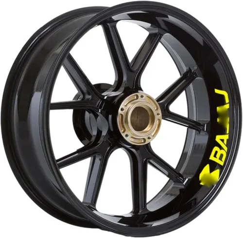 Vista 2 de Calcomanías de motocicleta Bajaj para Pulsar 200 para Dominar 400, calcomanías para ruedas de motocicleta, calcomanías para llantas de borde