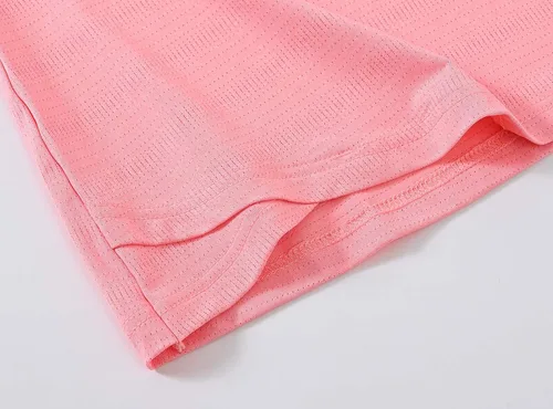Vista 6 de BASUDAM Polo de golf para mujer, cuello en V, manga corta, sin cuello, secado rápido