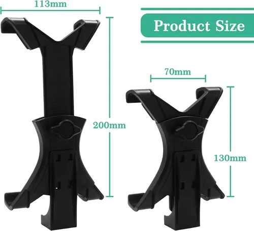 Vista 3 de LINKCOOL Adaptador universal de trípode para tablet, para iPad/Air/Mini, Samsung Galaxy Tab, Nexus y la mayoría de las tabletas, compatible