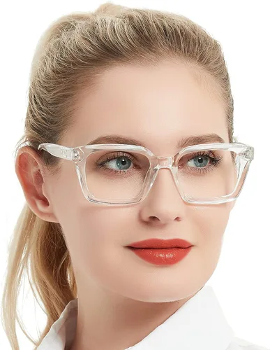 Vista 28 de Lightweight Reading Glasses Men Women Square Spring Hinges Readers 1.00 1.25 1.50 1.75 2.00 2.25 2.50 2.75 3.00