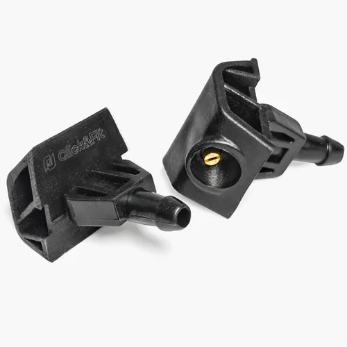 Vista 2 de Click&Fit Boquillas para limpiaparabrisas compatibles con Nissan Rogue 2008-2021, Murano Z51 2007-2016, LEAF 2010-2024, Juke Note – Los chorros