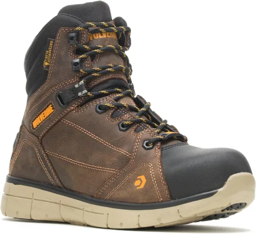Vista 2 de Wolverine Rigger WPF Botas de trabajo de cuña media con punta compuesta para hombre