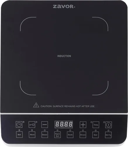 Vista 6 de Zavor Onyx - Placa de inducción, quemador eléctrico con 8 botones de inicio rápido, quemadores de bajo consumo para cocinar hasta un 50% más rápido