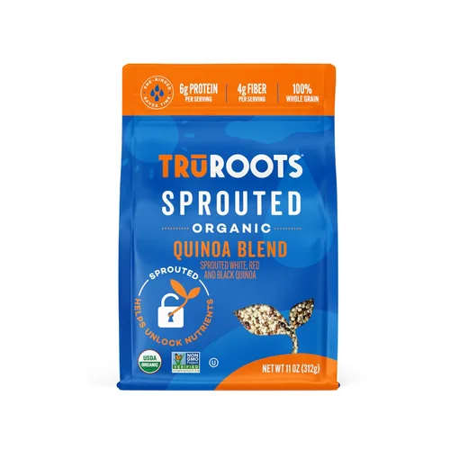 Vista 10 de TruRoots Arroz integral germinado orgánico, 14 onzas (paquete de 1)