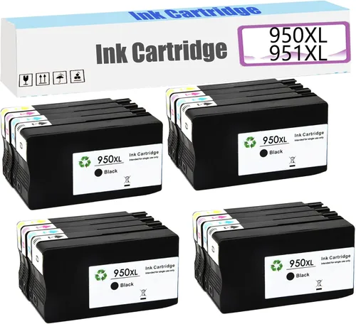 Vista 8 de Cartuchos de tinta 950XL 951XL compatibles con cartuchos de tinta de repuesto para HP 950 951 950 XL 951 XL con impresora Officejet Pro 8610 8620